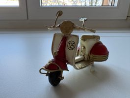 Retro Vespa Handgefertigtes Sammlerstück (Rot 1)