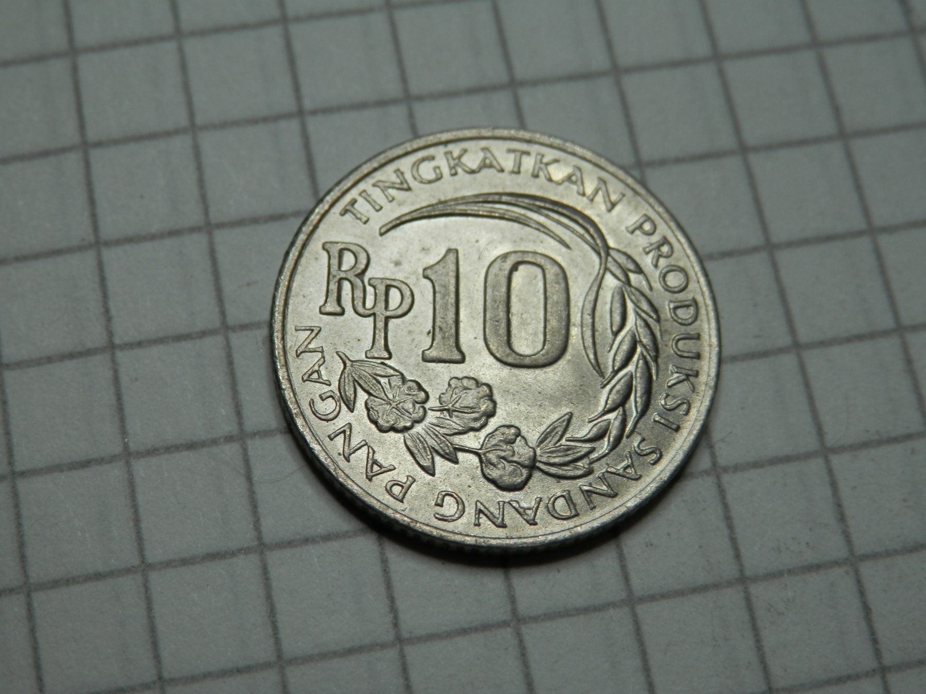 Tutti le monete: Indonesien 10 Rupiah, 1971 – Usato da Weiach venduto da weiach81 1