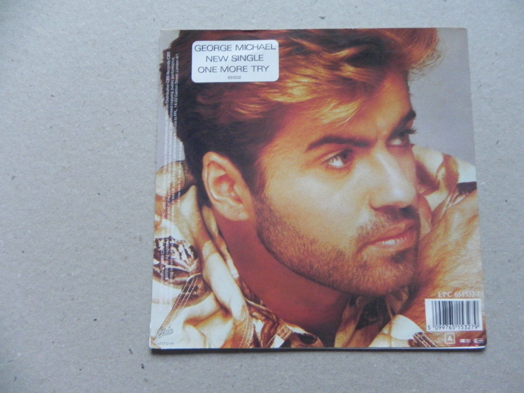Schallplatten: Single 7 " Engl. Pop Sänger George Michael 1988 One More try – Gebraucht aus Siebnen von krimsie 1