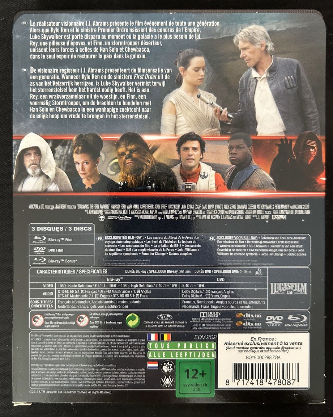 Alle DVDs: Blu-ray "Star Wars Episode VII - The Force Awakens" – Gebraucht aus Corminboeuf von Ld6NVToZQe 1