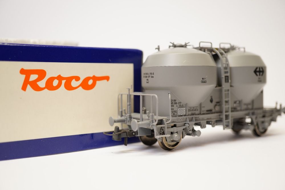 2ß Roco SBB Silowagen Ucs grau (Gebraucht) in Uetendorf für CHF 29.9 ...