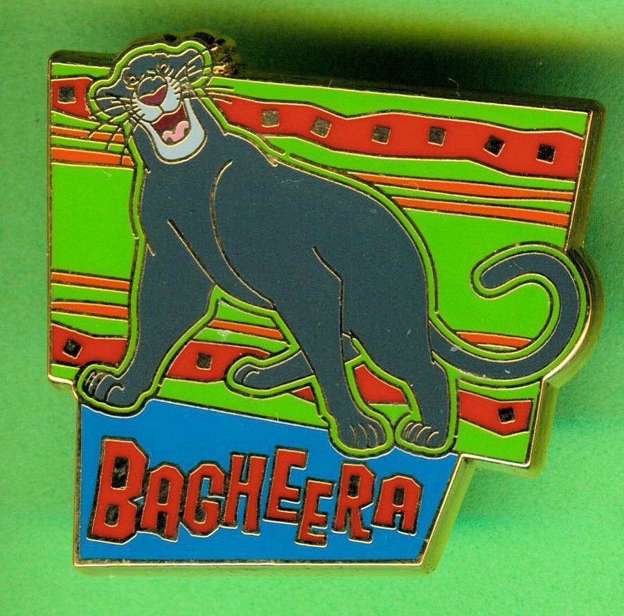 Disney Placchette & Badge: DISNEY  Dschungelbuch  Bacheera – Usato da Winterthur venduto da Sammleroase