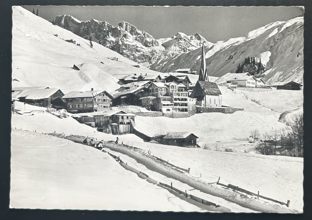 Cartoline postali: St.Antönien im Winter  – Usato da Horw venduto da Tellbub