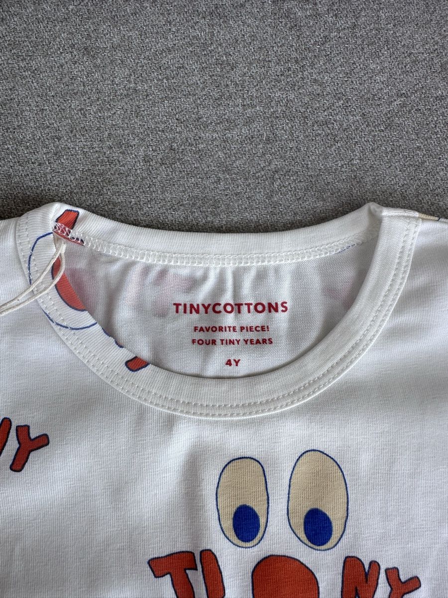 Tinycottons T-shirt: New Tinycottons tshirt 4 year old – Nuovo e nell'imballaggio originale da Zürich venduto da Nomin01 1