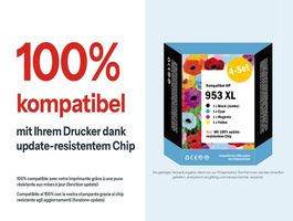 HP 953 XL – Kompatible Drucker-Patronen, Tintenpatronen (4x)