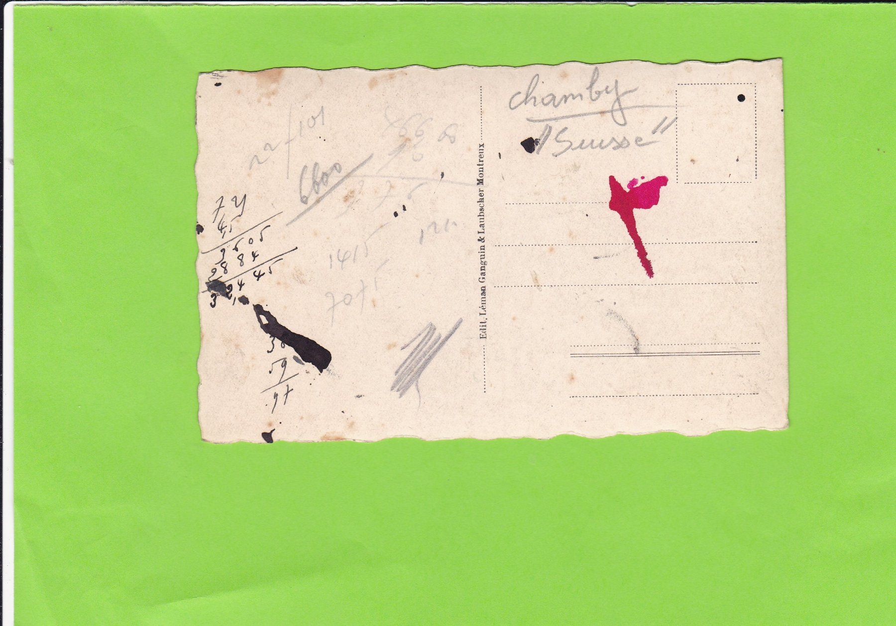 Cartoline postali: Chamby-Institut Air et Soleil – Usato da St. Peterzell venduto da neckertal 1