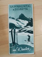 Litho Prospekt / Samnauntal in Silvretta Sommer & Winter 