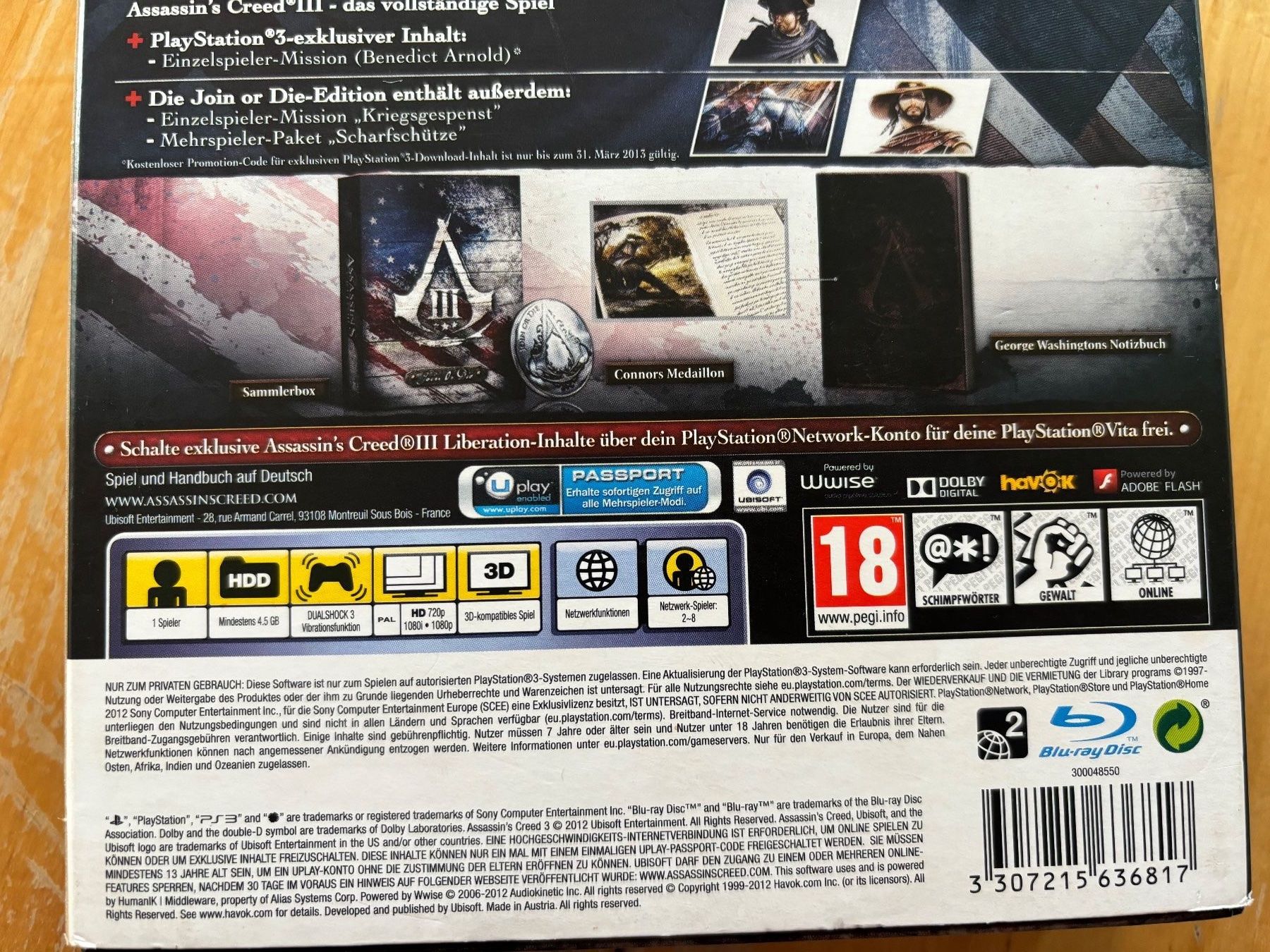 Spiele: Assassin's Creed III Join or Die Edition – Gebraucht aus Frenkendorf von gelbeZinnie 3