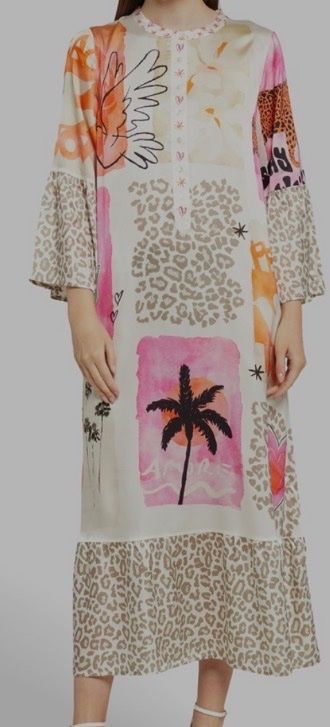 Grace Kleider: Grace Kleid AMORE Patchwork Leo Gr XL neu mit Etikett – Neu und originalverpackt aus Zug von smile060 9