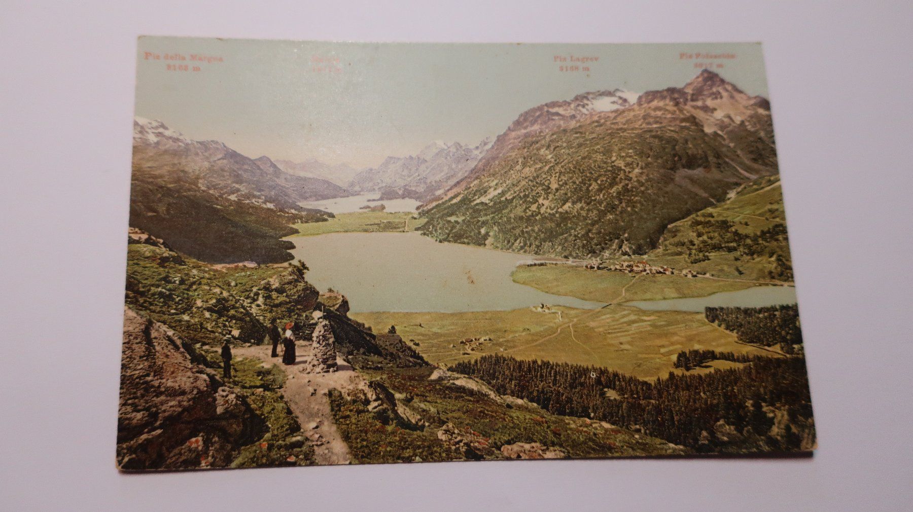 Cartes postales: Ober Engadin Blick vom Hanensee   Panorama – D'occasion à Cormoret par Pascalll2001 1