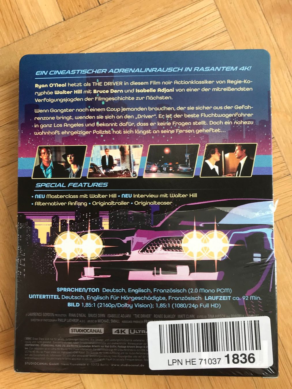 Alle DVDs: The Driver - Steelbook - 4K UHD + Blu-ray – Neu (gemäss Beschreibung) aus Zürich von Malcom 2
