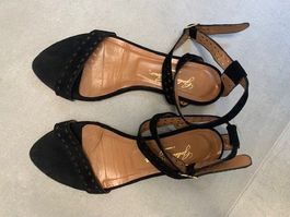 Sandales en cuir et daim de Golden Goose T.36