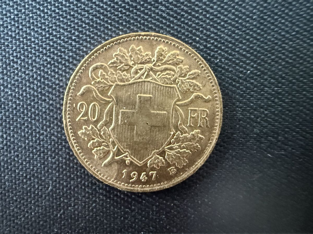 Alle Münzen: Gold Vreneli 20.- / 1947 – Gebraucht aus Lommiswil von tomboy02 1