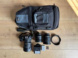 Nikon D5500 mit Zubehör