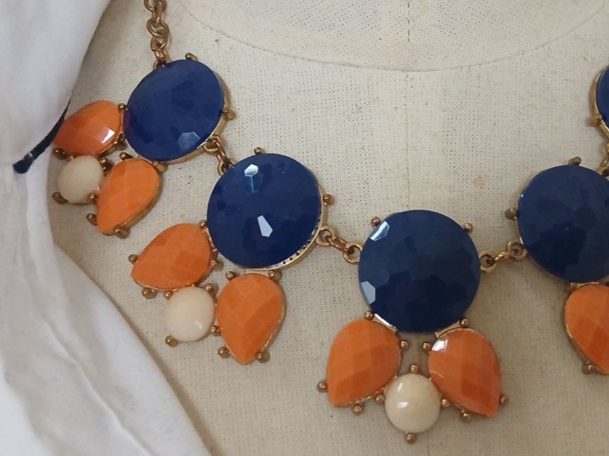 J.Crew Catenine: Statement Kette  J Crew USA.Traumfarben – Usato da Beckenried venduto da SylvkensWorld 2
