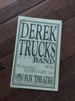 Derek Trucks Band Original Fox Theater Konzertposter USA