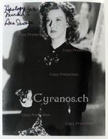 Ann Savage (1921-2008) Schauspielerin - sign. Grossfoto