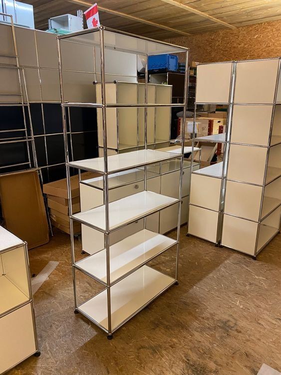 USM Regale: USM Haller Highboard 1 / 6 - Reinweiss – Gebraucht aus Rikon im Tösstal von Kurt_Goes_Classic 1