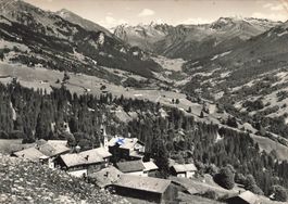 Pany GR Dorf mit Talblick Prättigau G