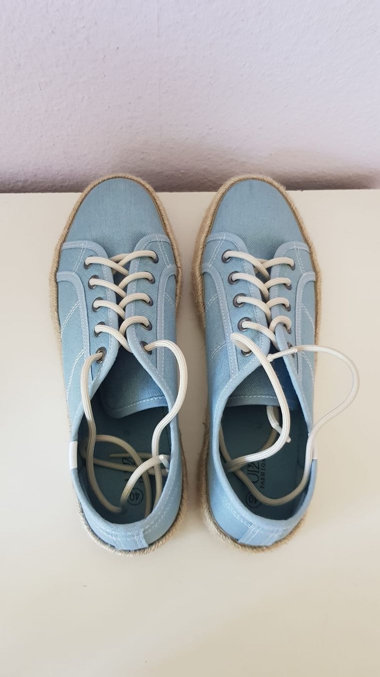 Damenschuhe: Baskets espadrilles bleu jeans pointure 40 – Neu und originalverpackt aus Versoix von aline_b 1