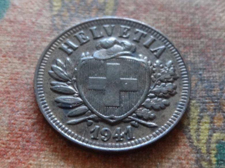 Tutti le monete: 2 Rp. 1941  (C) – Usato da Romanel-sur-Lausanne venduto da Swift13
