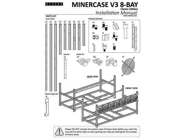 Custodie: Mining Rig Frame Veddha Minercase – Nuovo e nell'imballaggio originale da Wettingen venduto da Schabernack_sam 5