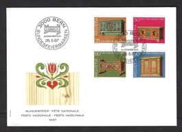 Bundesfeiermarken 1987, Ersttagsbrief