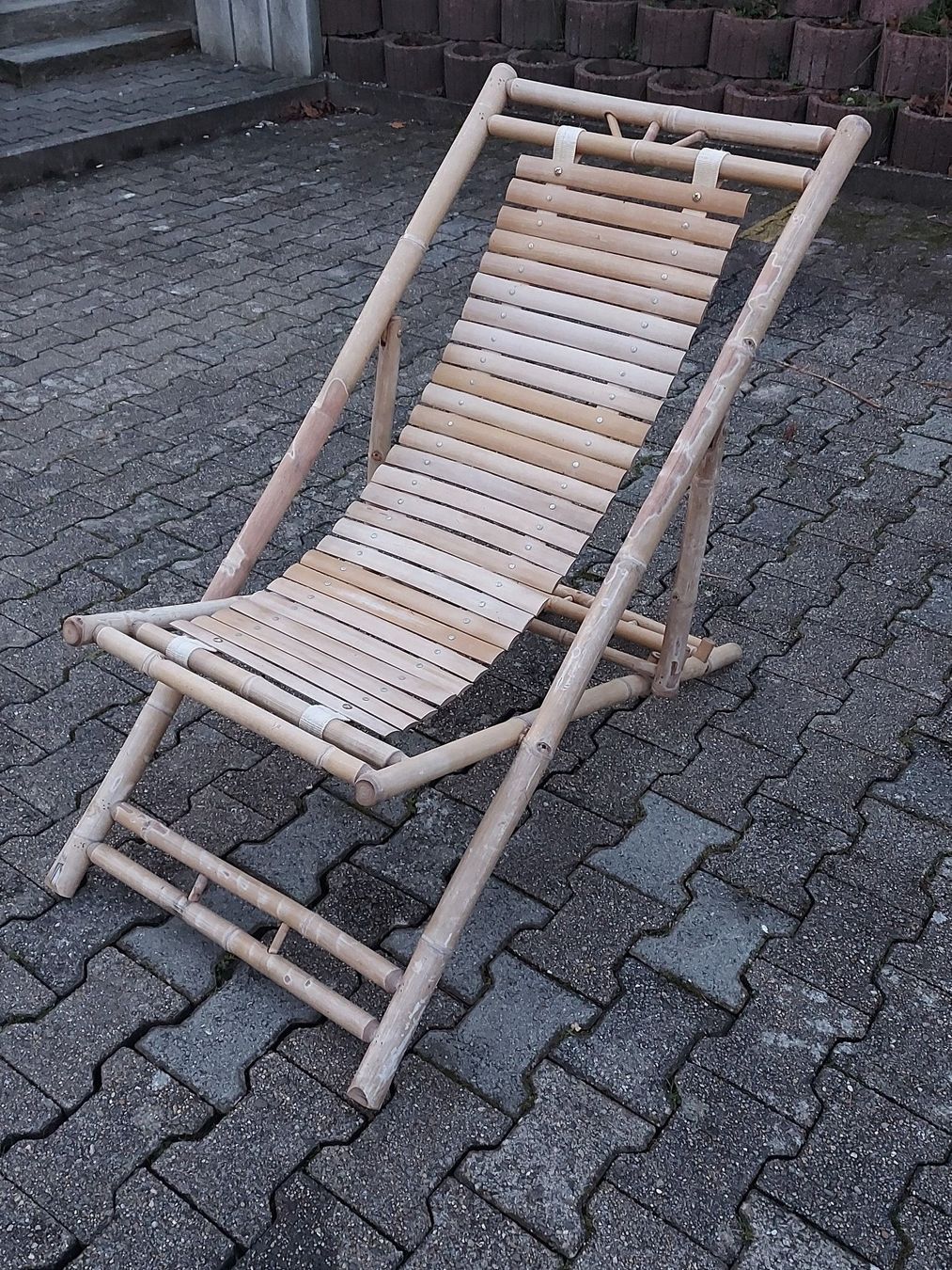 Sedie a sdraio: Vintage Bambus Liegestuhl - super und elegant – Usato da Schlieren venduto da Norauro 3