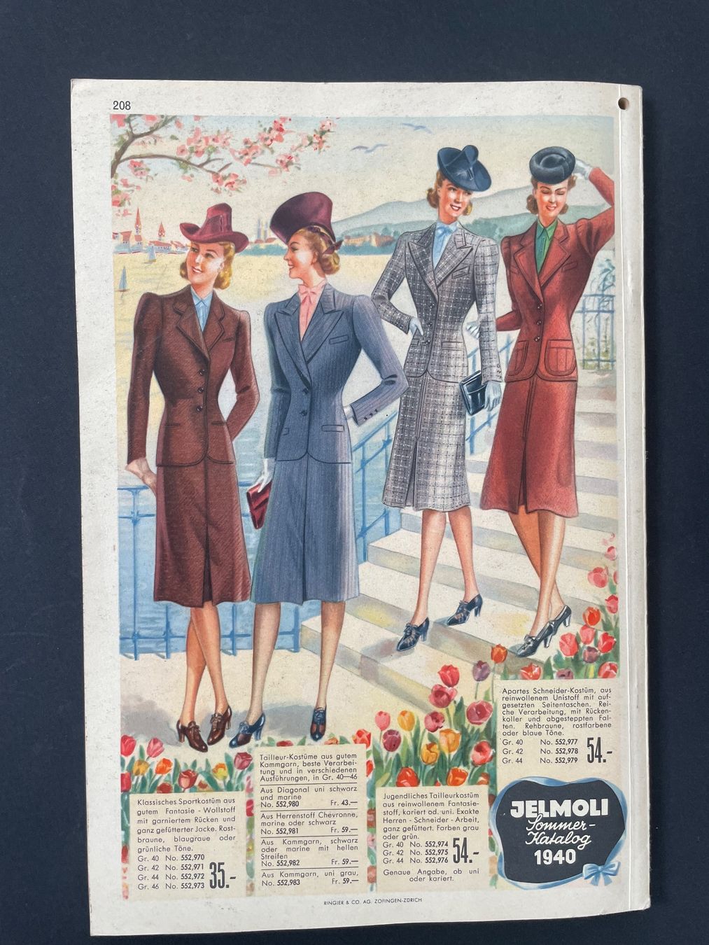 Riviste & Magazine: Jelmoli-Katalog Sommer 1940 – Usato da Dietikon venduto da Tiburon6 1