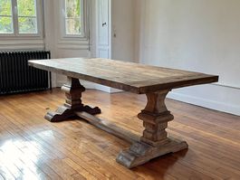 Table Monastère SPIRITO Bois Massif Ancien - Follos Design