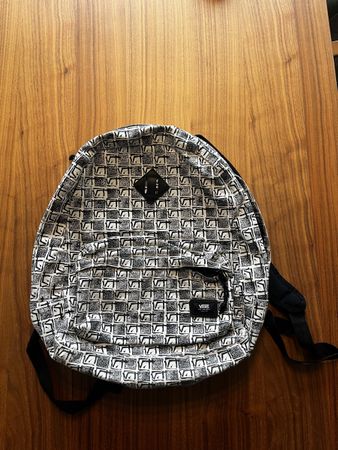 Stylischer Vans Rucksack, schwarz/weiss
