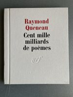 Raymond Queneau: Cent mille milliards de poèmes.