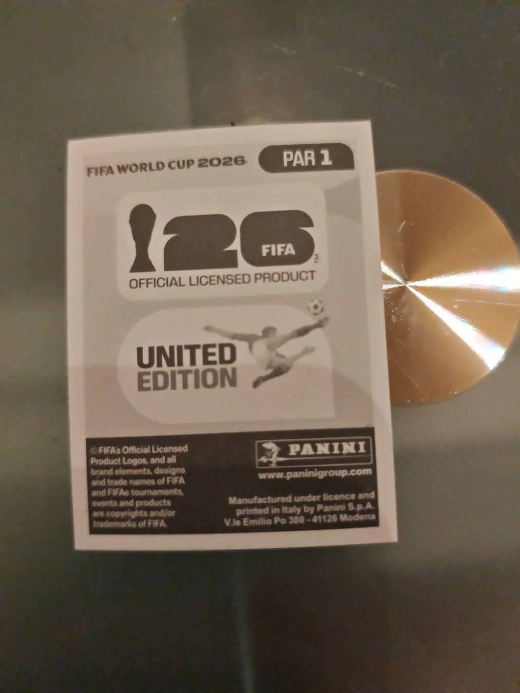 Panini Carte collezionabili: PAR 1 PANINI – Nuovo (secondo la descrizione) da Sulgen venduto da 34j_p6s2