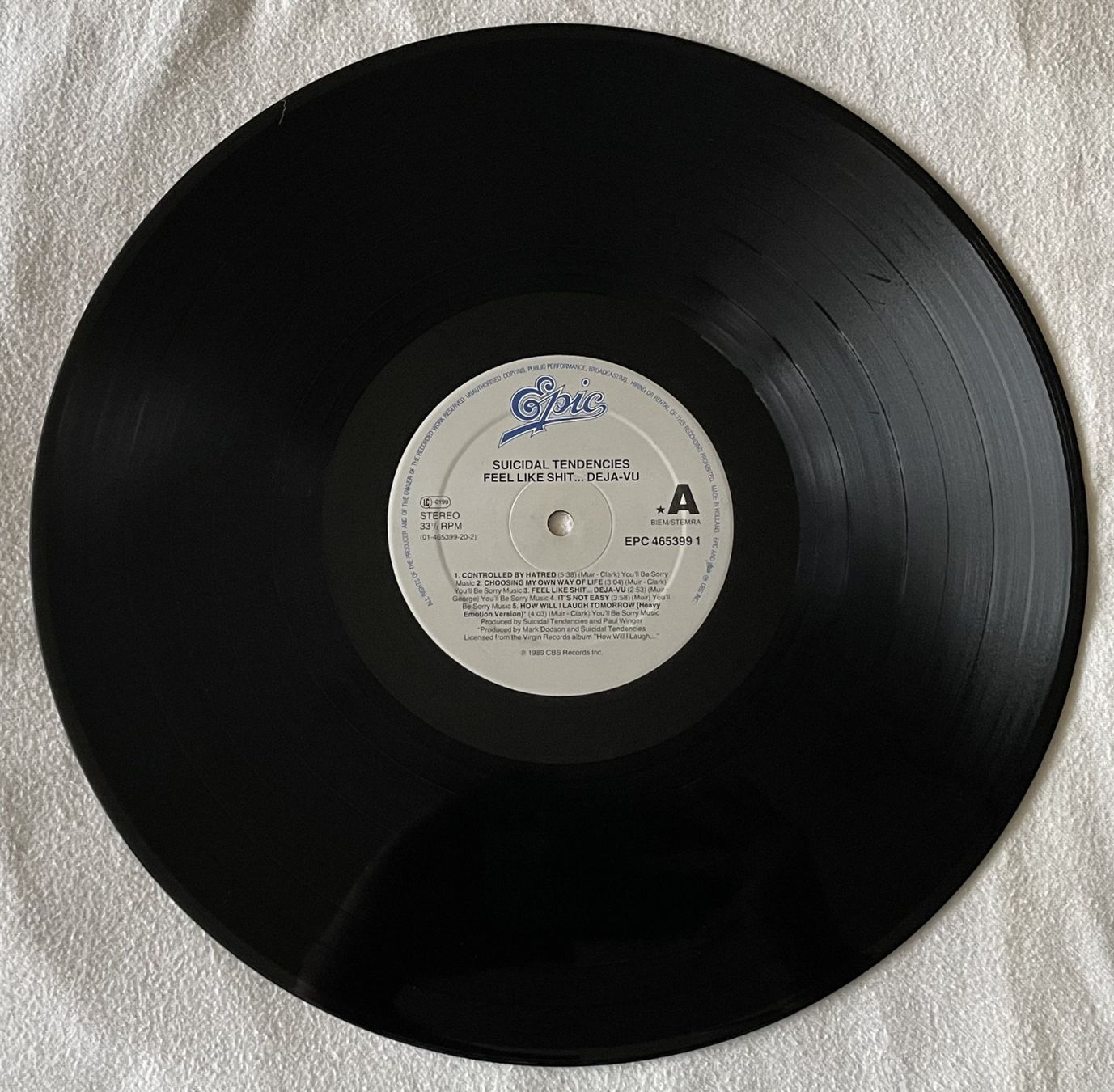 Schallplatten: Suicidal Tendencies – Controlled By Hatred - LP - 1989 – Gebraucht aus Uster von Zardodel 3