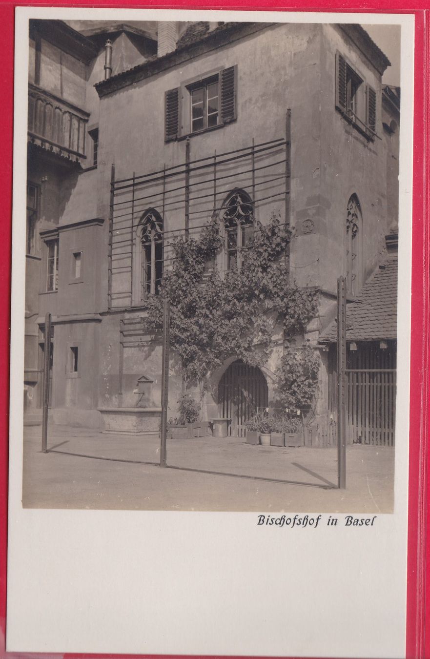 Cartoline postali: BISCHOFSHOF IN BASEL – Usato da Oberrieden venduto da Gebirgsstelze
