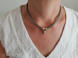 Kette Silber 925 mit Anhänger, L-41,5 cm, sehr guter Zustand