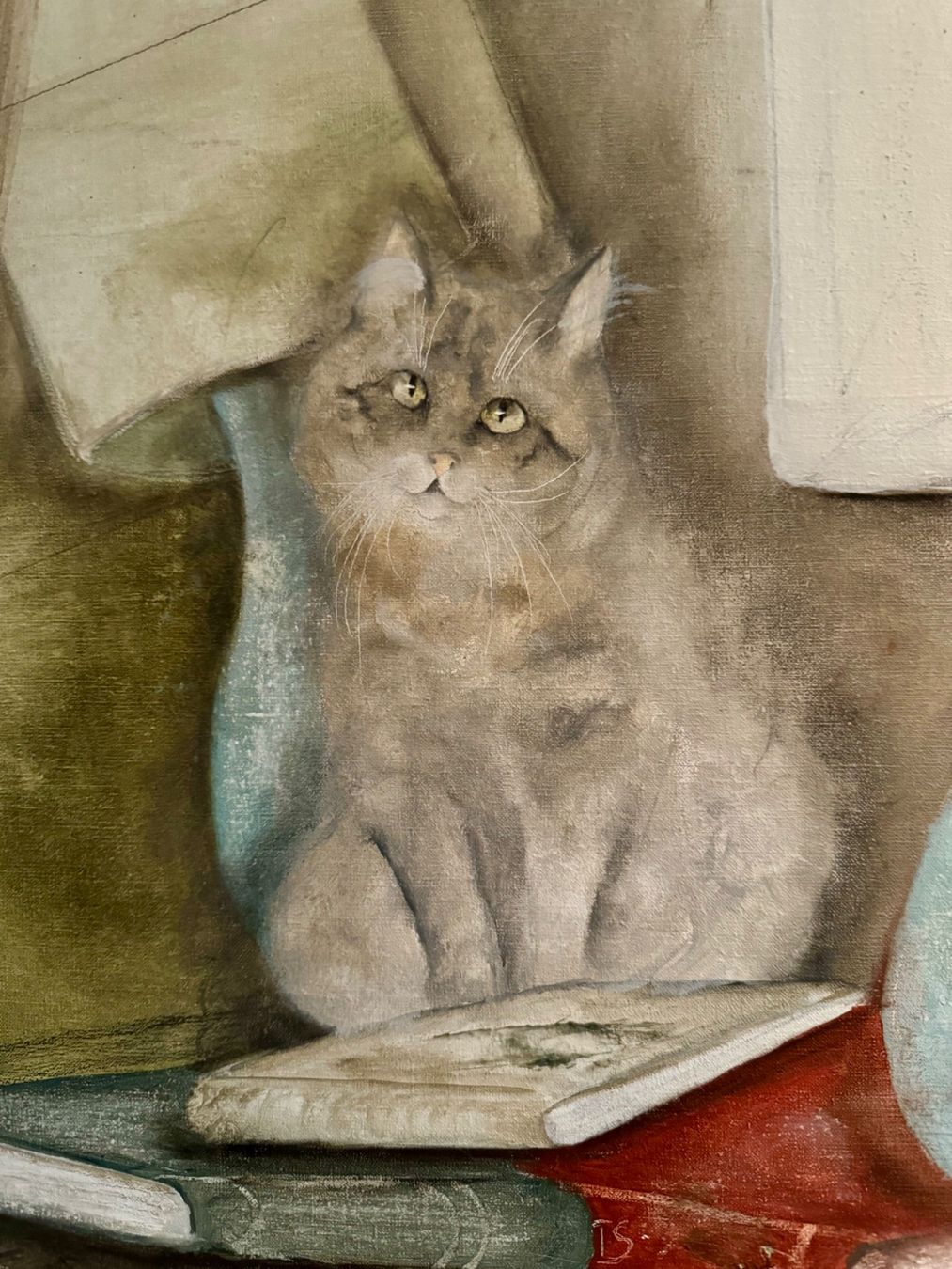 Dipinti: Original Katzenbild von Dédé Moser – Usato da Au ZH venduto da hoppundex 3