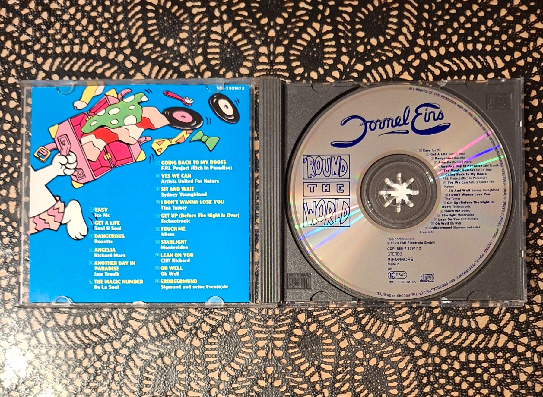 CD: Formel Eins - 'Round The World, DE Pop/Rock Compilation 1990 – Usato da Schönenberg TG venduto da Gregolino76 2