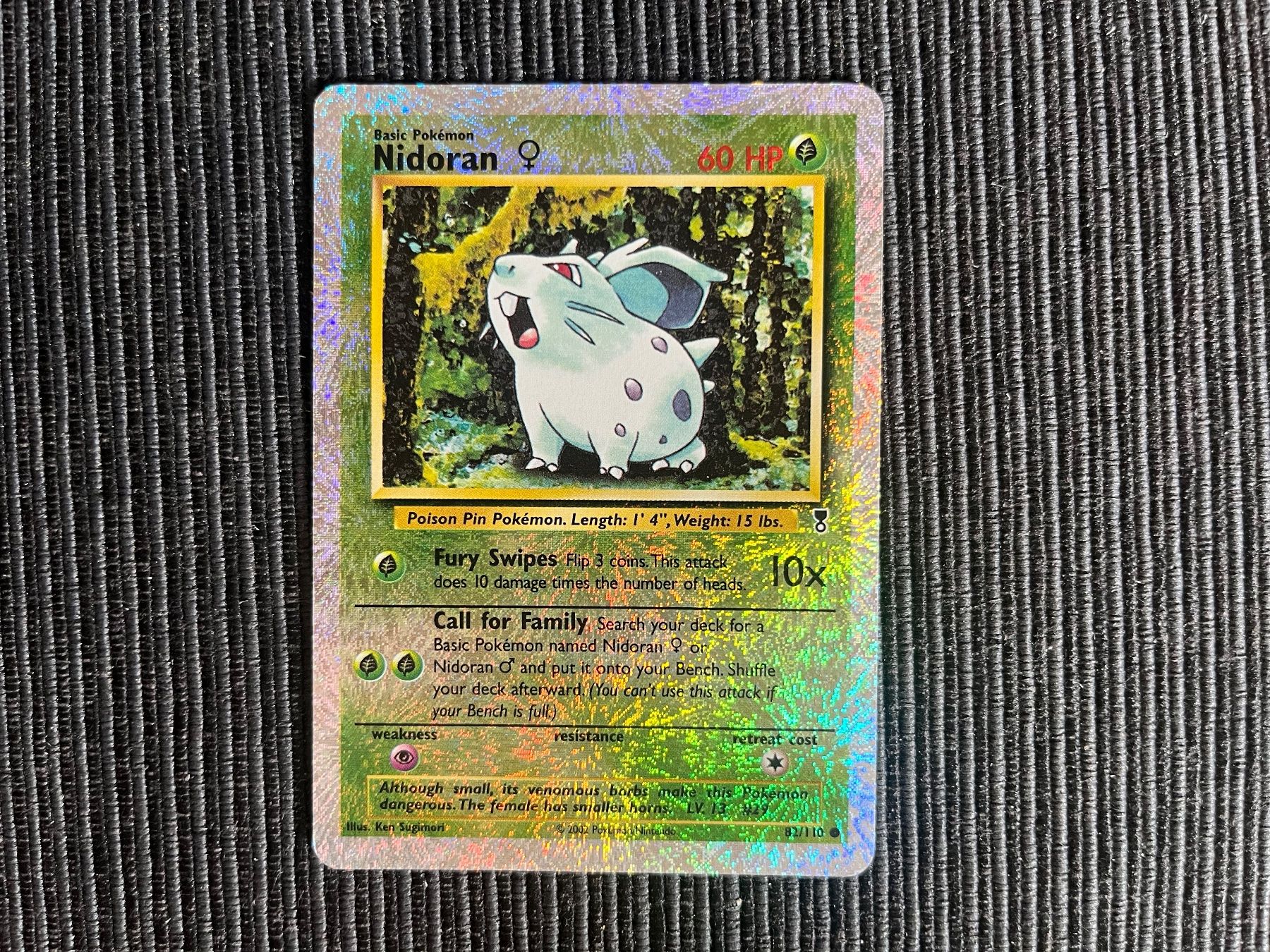Pokémon Carte collezionabili: Pokemon Nidoran Reverse Holo Legendary Collection – Usato da Wabern venduto da Collectfun