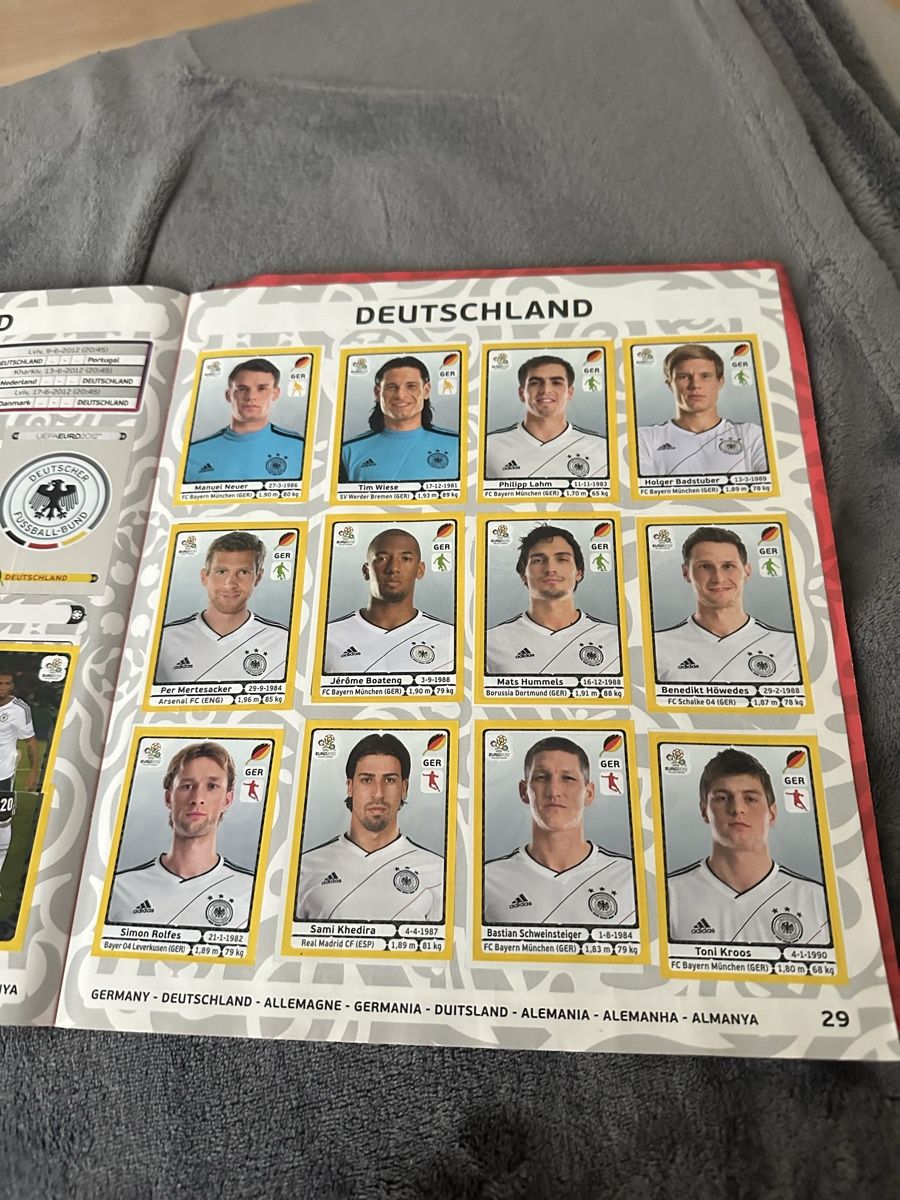 Panini Album: Euro 2012 Panini Album – Usato da Thun venduto da diddle76 2