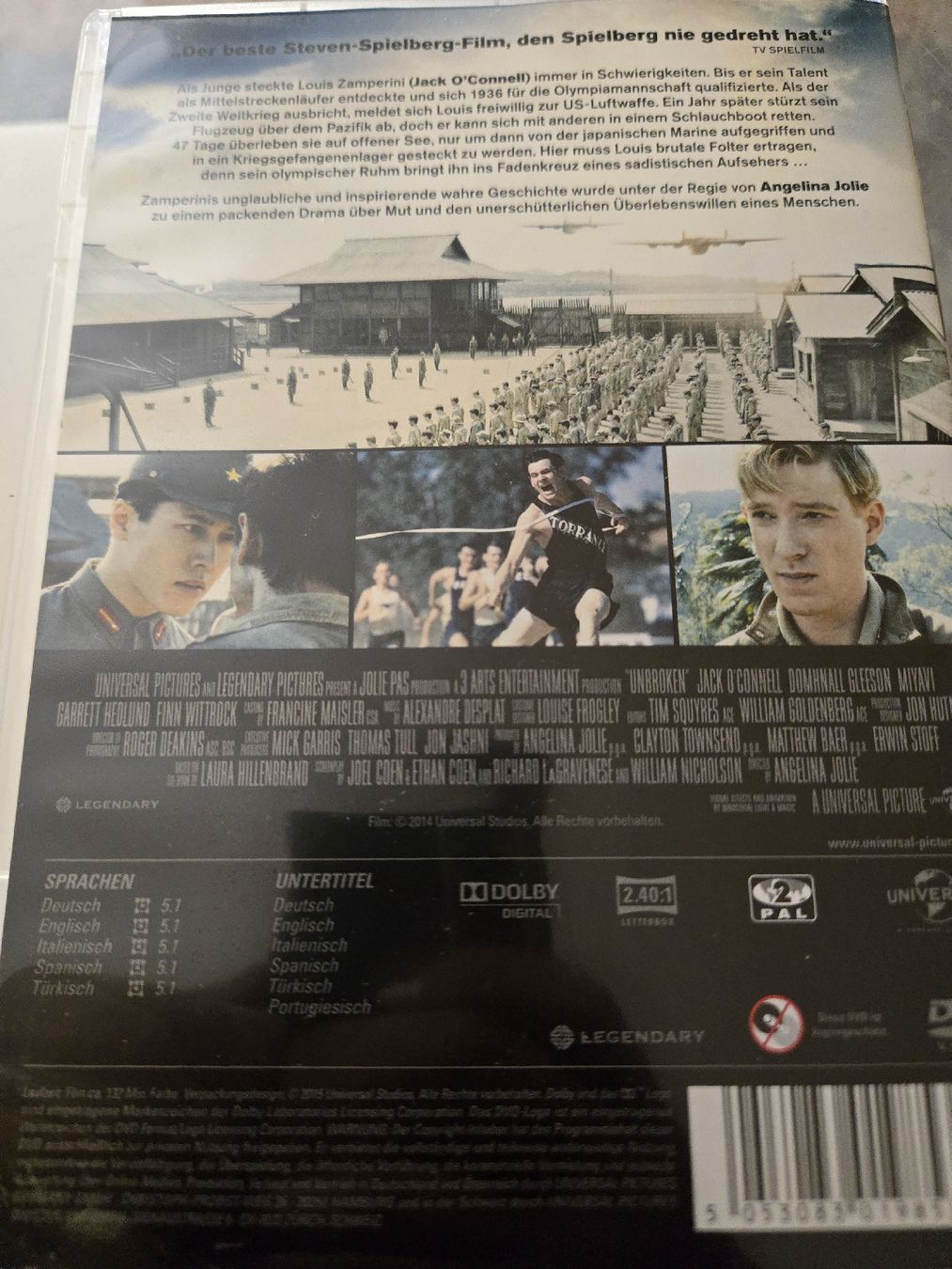 Tutti i DVDs: Unbroken DVD – Usato da Bussigny venduto da Kfdlt 1