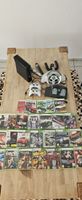 XBOX 360 mit Lenkräder, Zubehör und Games