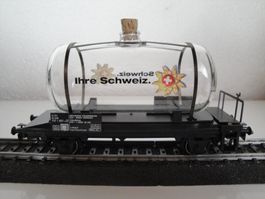 Märklin HO. Wagon citerne en verre "" IHRE SCHWEIZ ""