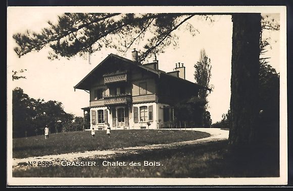 Cartoline postali: AK Crassier, Chalet des Bois – Usato da Berlin venduto da bartko-reher