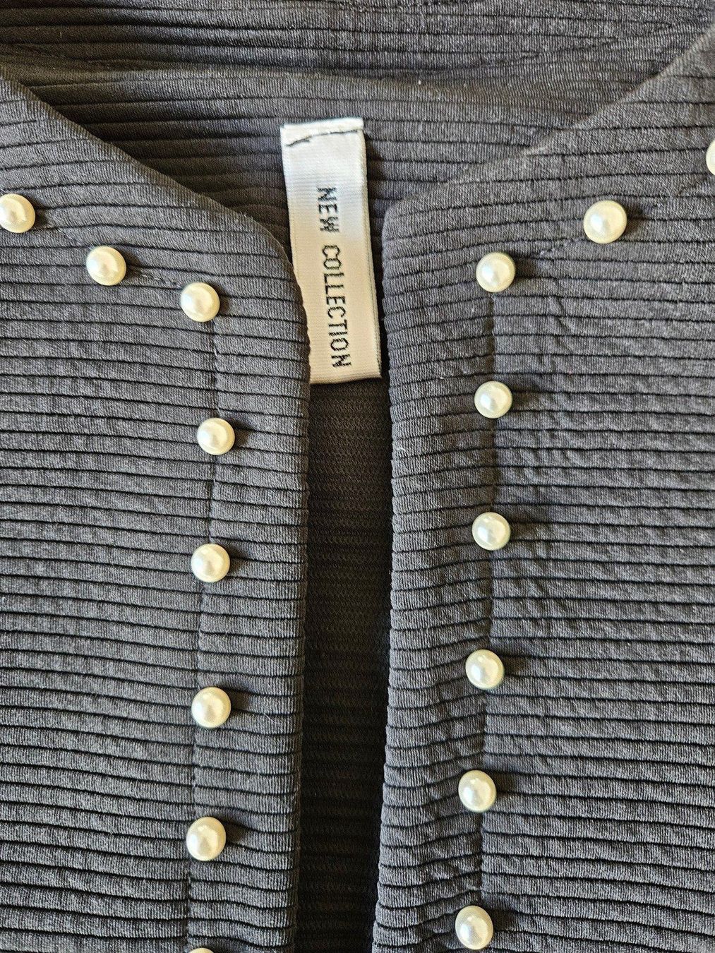 Giacche: Schwarze Jacke mit Perlen – Usato da Liestal venduto da corneb 2
