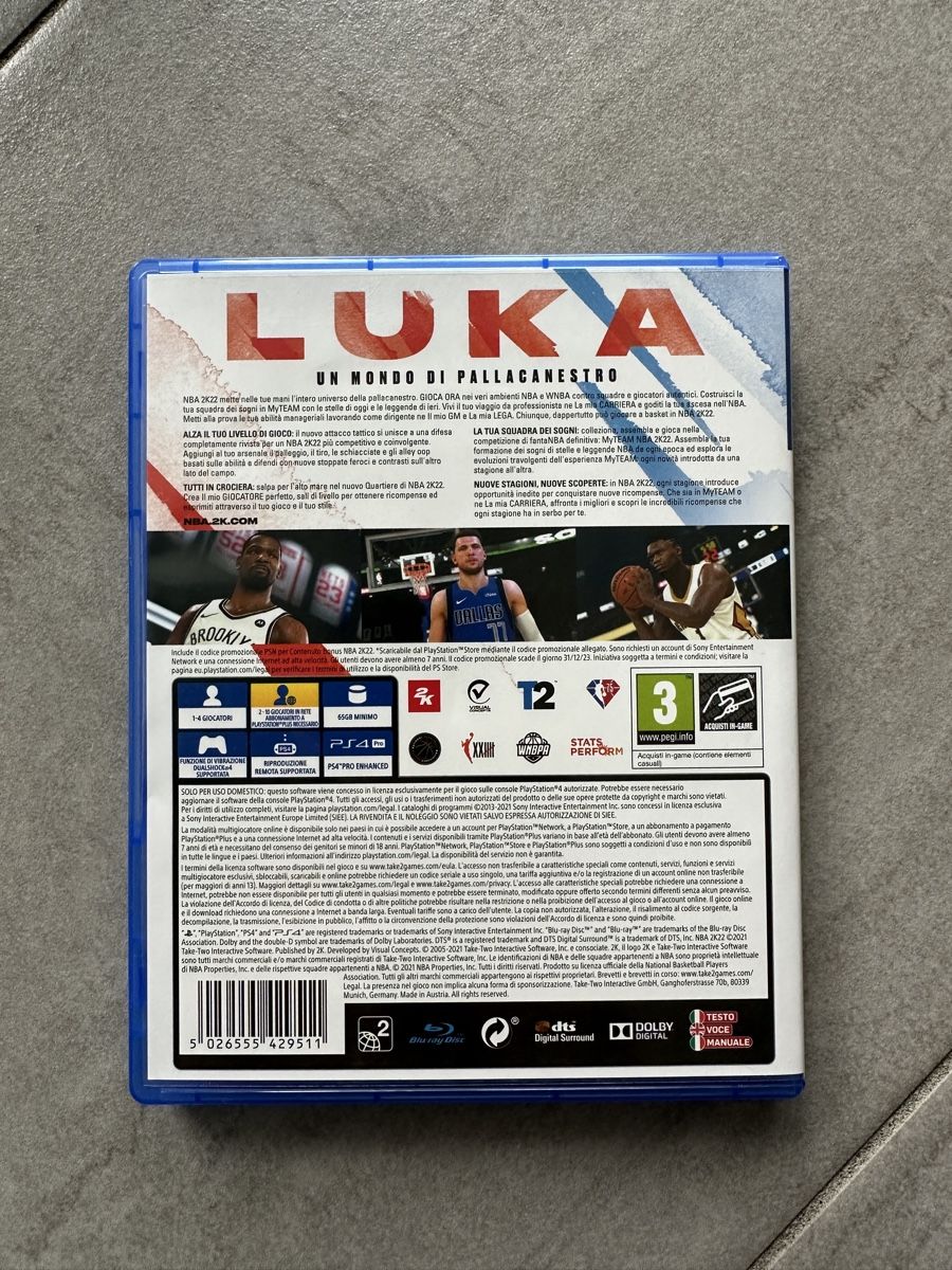 Giochi: NBA2K22  – Usato da Dällikon venduto da deanderalex 1