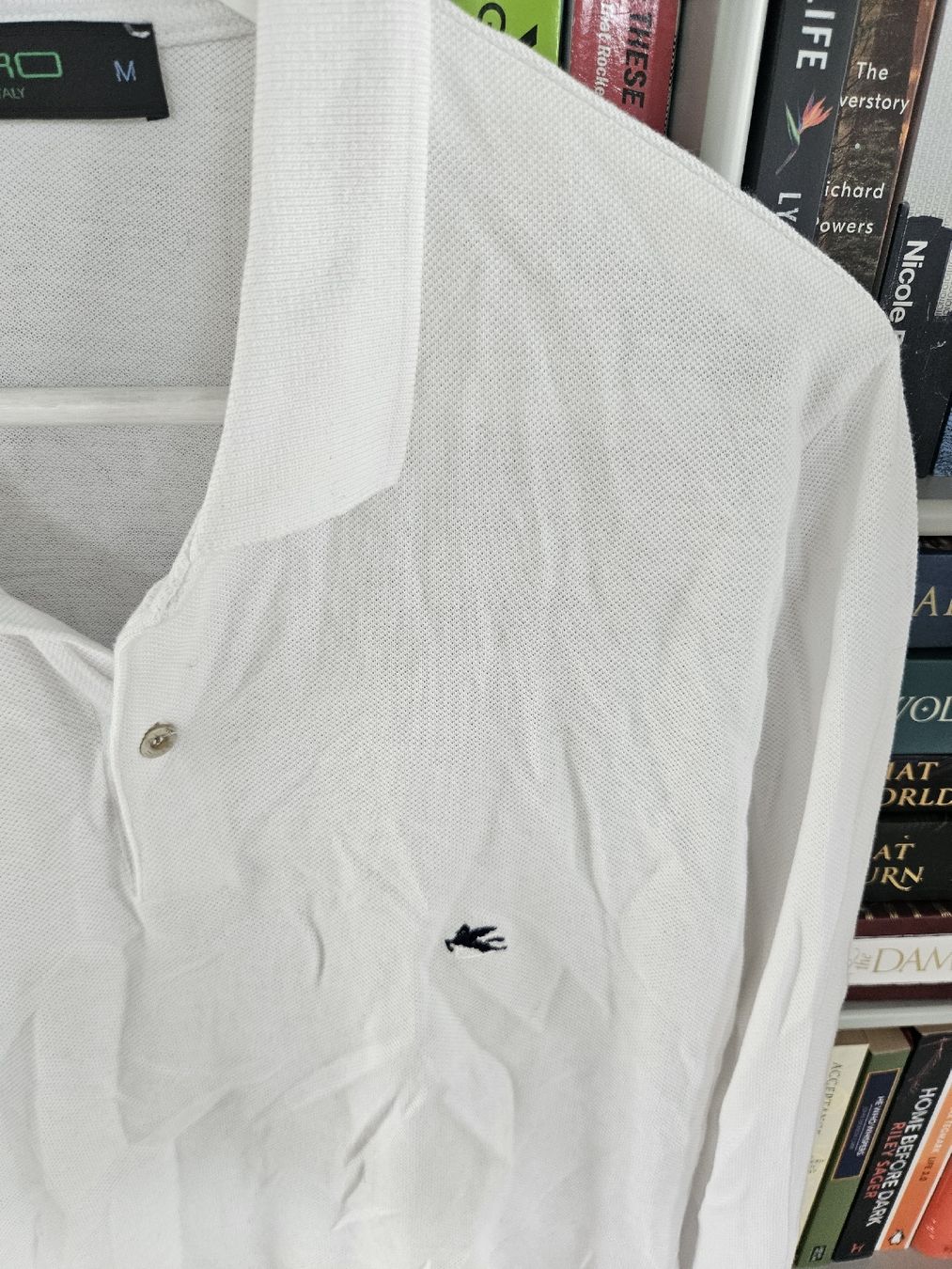 Etro Magliette Polo: Langarm Polo Etro M Weiss – Usato da Altendorf venduto da nab_mxj7 2