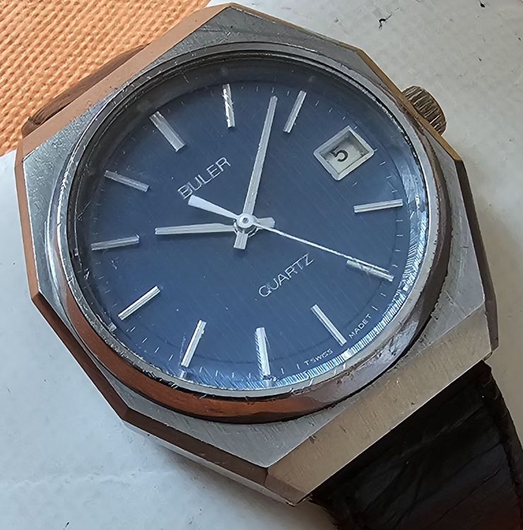 BULER Quartz Swiss made Herrenuhr 39mm (Defekt) in Speicher für CHF 40 ...