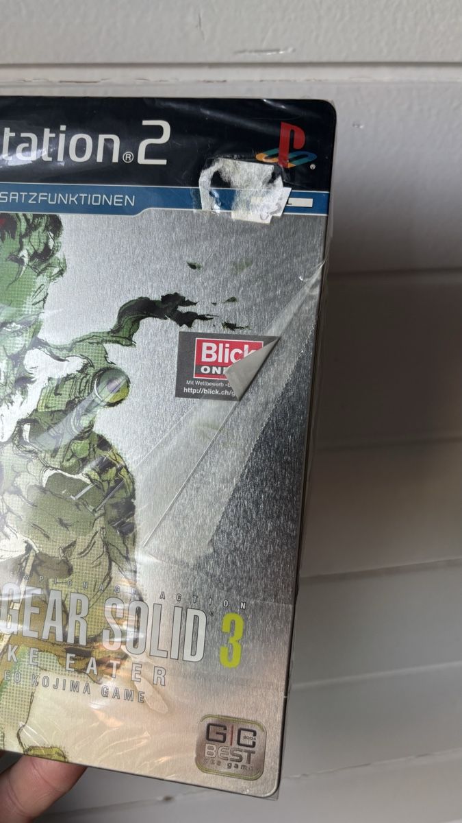 Sony Giochi: Metal Gear Solid 3: Snake Eater - PS2 Klassiker Steelbook – Nuovo (secondo la descrizione) da Büren an der Aare venduto da FindyourPops 2