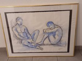 Aquarell "Paar"